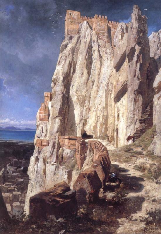 Jean-Paul Laurens Vann-s Rock Spain oil painting art